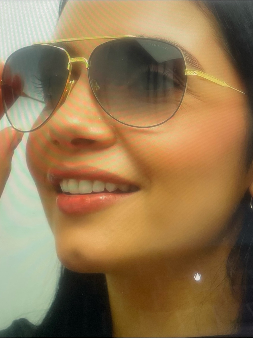 Authentic DITA Flight 004 Black and Gold Sunglasses
